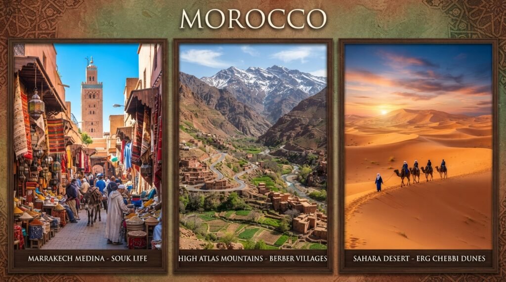 Desert trip from Marrakech and beyond - Complete Morocco travel experience combining Marrakech city and Sahara Desert